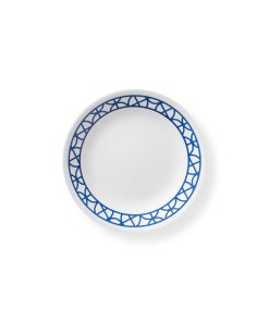 Corelle Vitrelle Cobalt Circles 6.75 Appetizer Plate