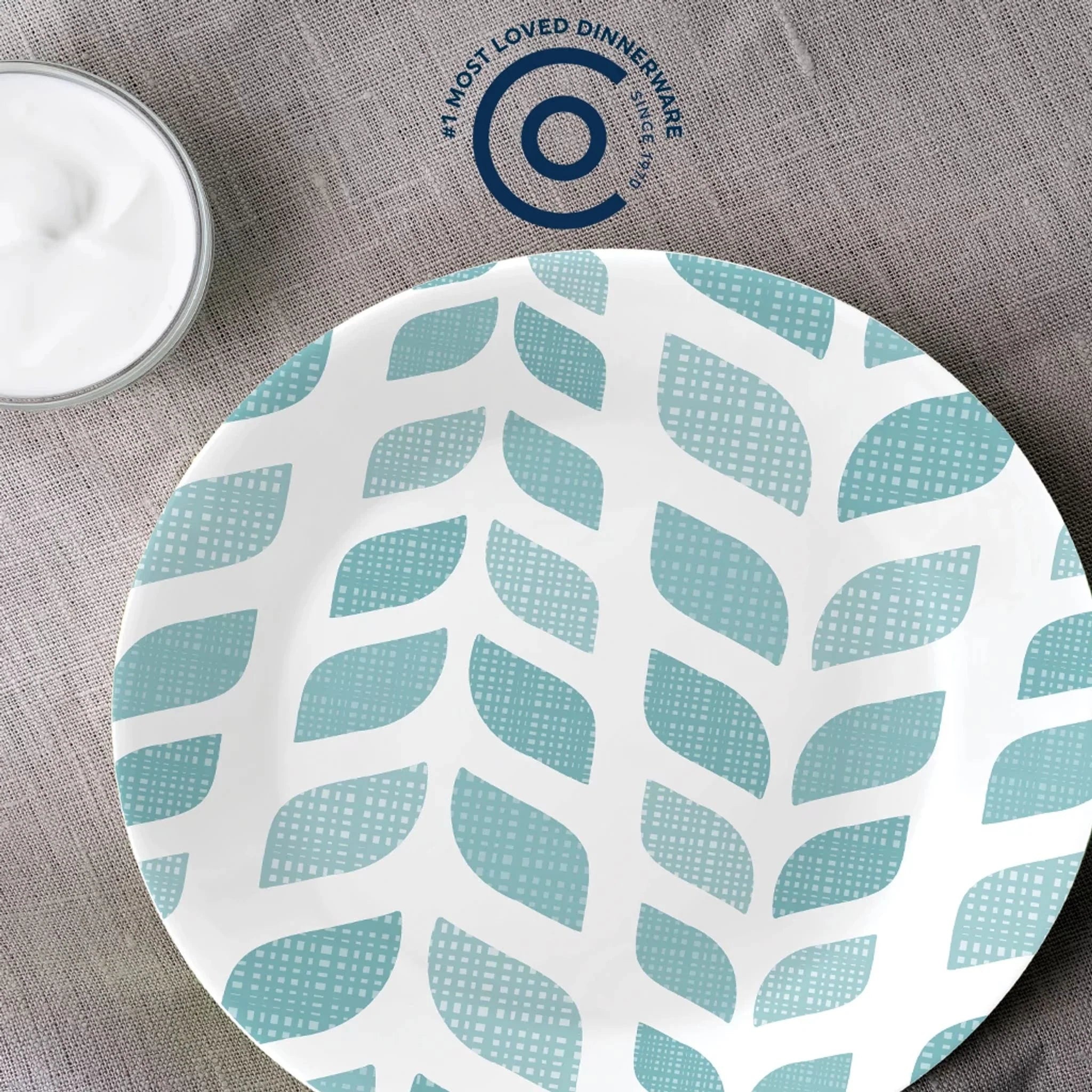 Corelle Vitrelle Global Collection Northern Pines 6.75 Appetizer Plates, 6-pack - Image 3