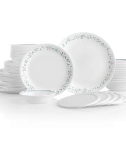 Corelle Vitrelle Country Cottage 66-piece Dinnerware Set, Service for 12