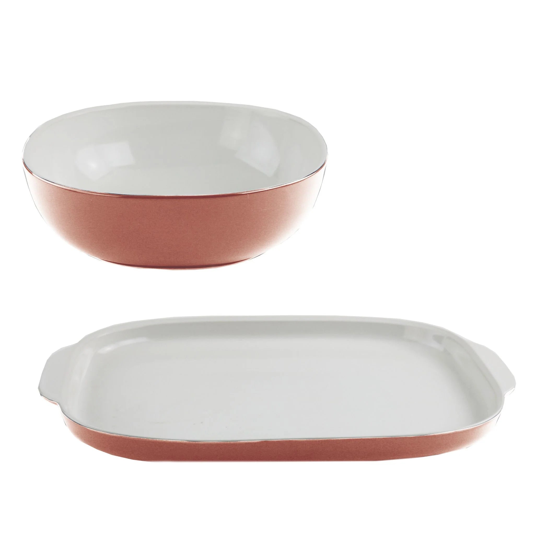 Corelle Vitrelle 2-piece Serving Set, Red Clay