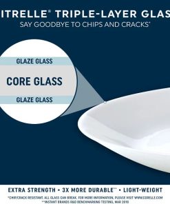 Alternative view of Corelle Vitrelle Knox 6.75 Appetizer Plate