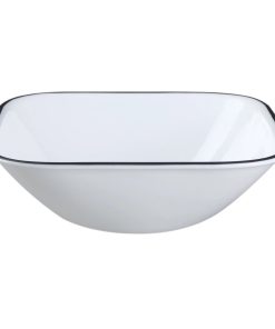 Corelle Vitrelle Square Simple Sketch 22-ounce Cereal Bowl