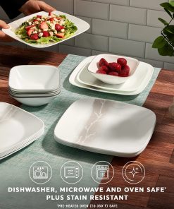 Alternative view of Corelle Vitrelle Wandering Groves 12-piece Dinnerware Set, Service for 4