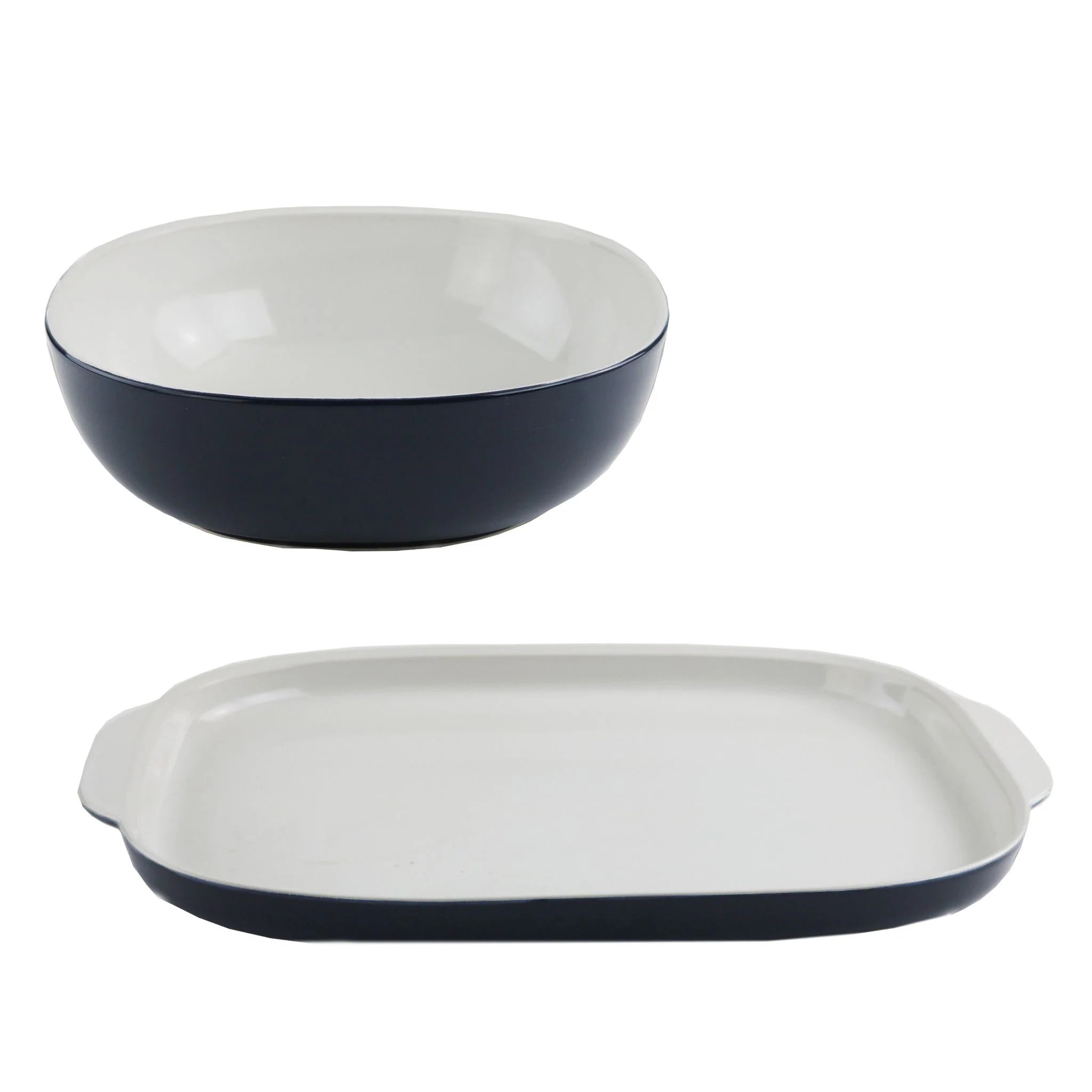 Corelle Vitrelle 2-piece Serving Set, Midnight Blue