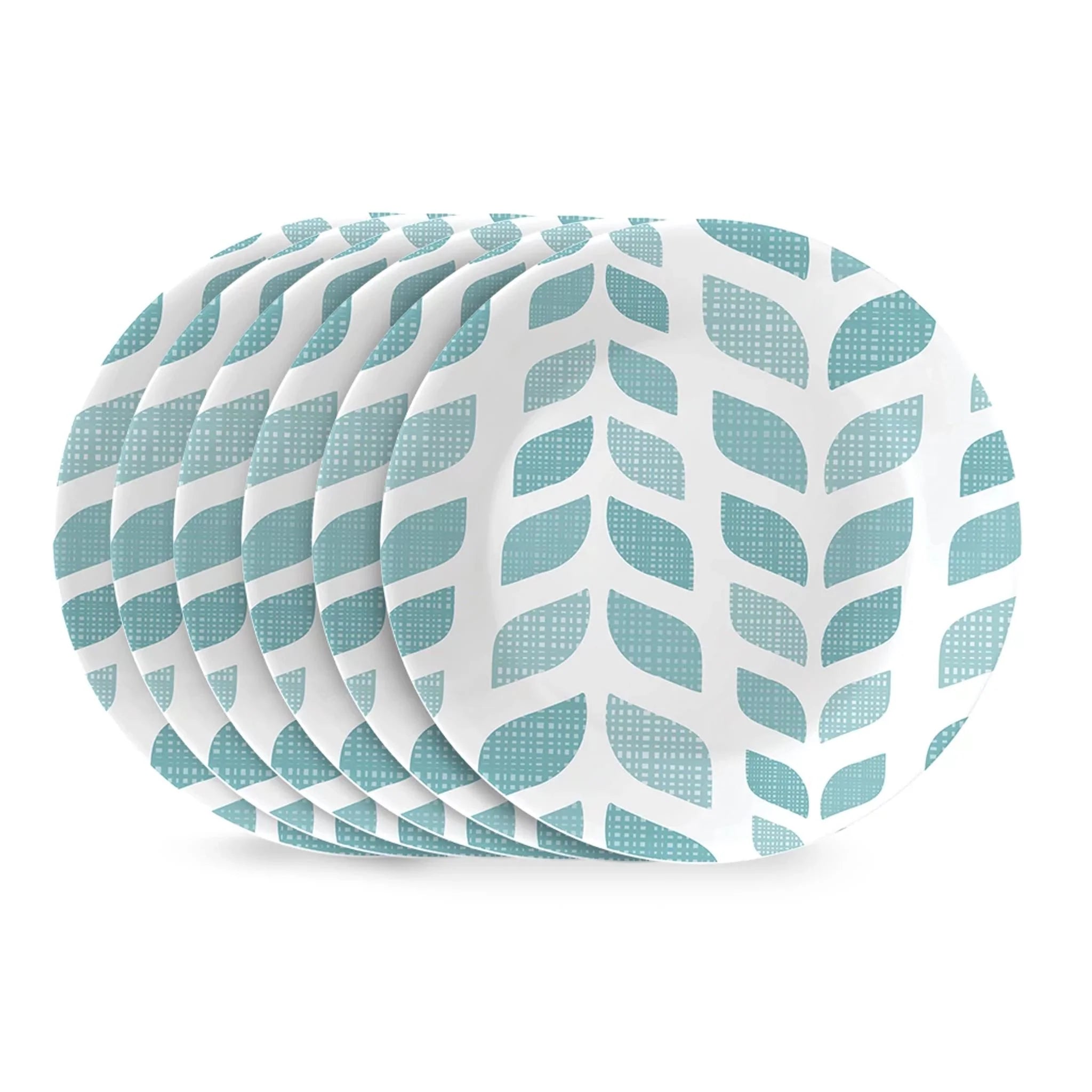 Corelle Vitrelle Global Collection Northern Pines 6.75 Appetizer Plates, 6-pack