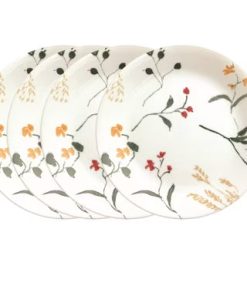Corelle Vitrelle Wildflower Scatter 8.5 Salad Plate- 4 Pack