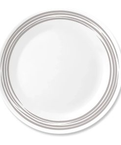 Corelle Vitrelle Brushed Silver 10.25 Dinner Plate