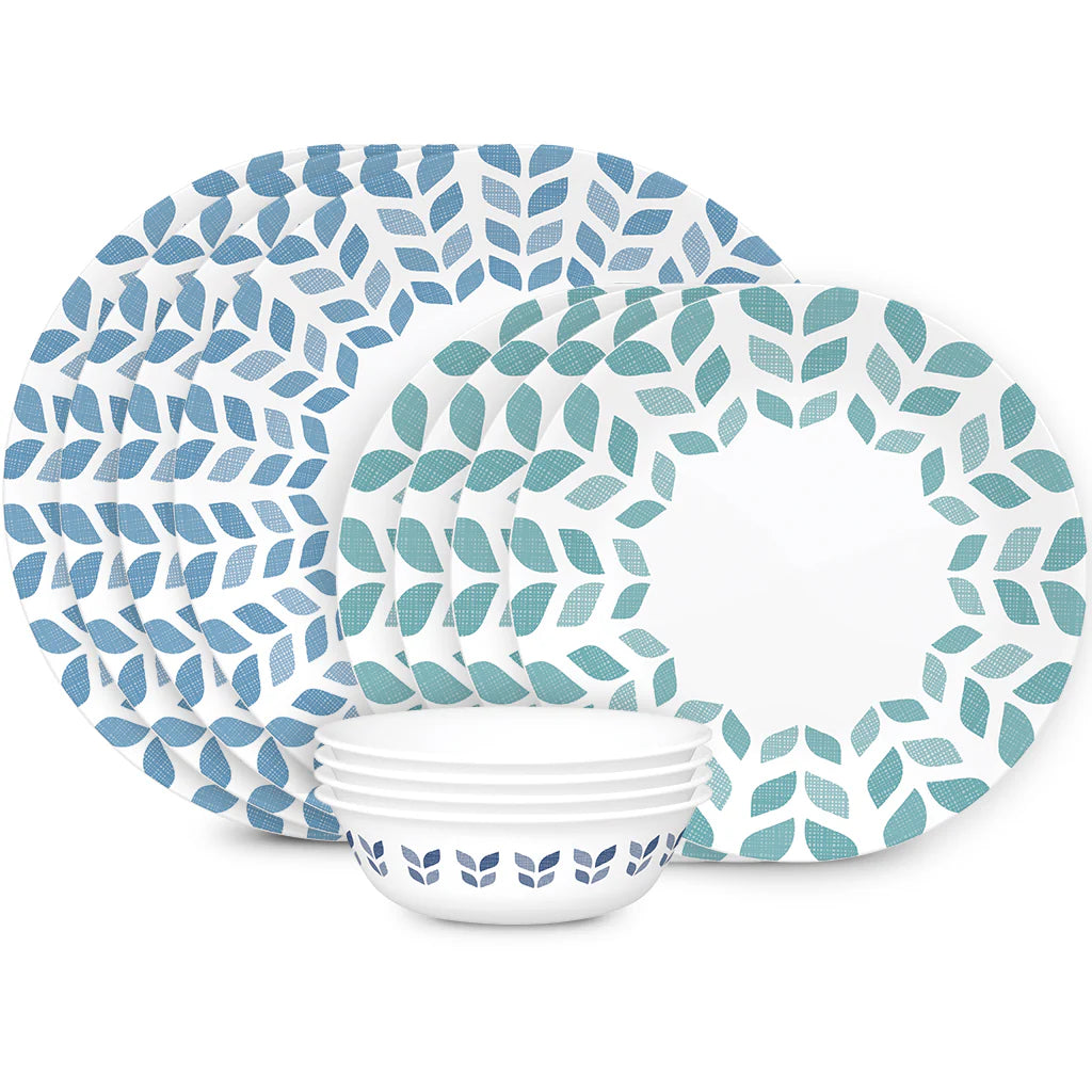 Corelle Vitrelle Global Collection Northern Pines 12-piece Dinnerware Set, Service for 4