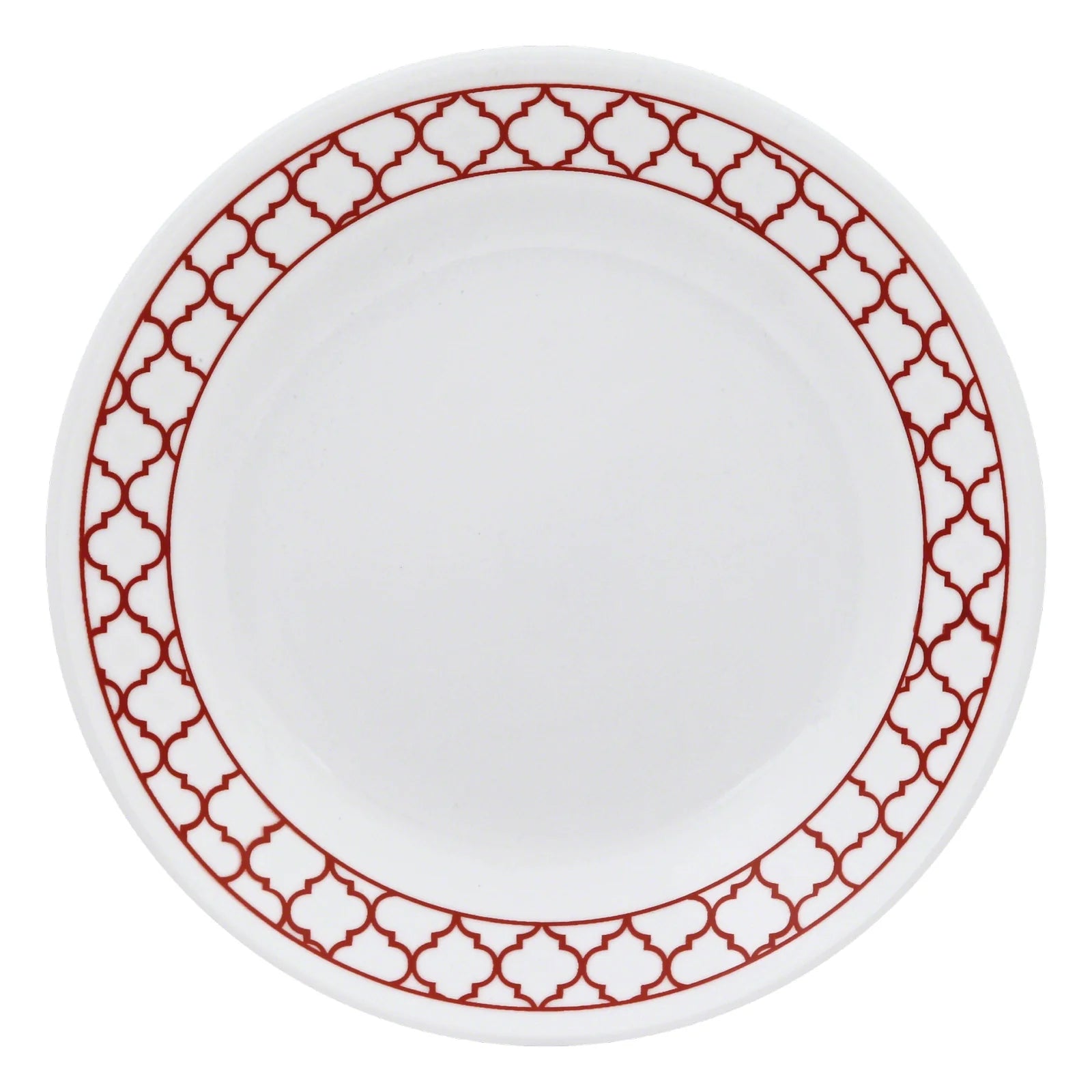 Corelle Vitrelle Crimson Trellis 6.75 Appetizer Plate