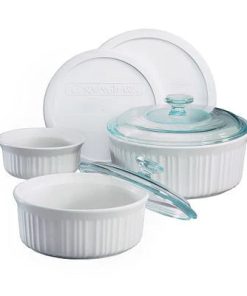 Corelle Vitrelle French White Corelle 7-piece Casserole Set