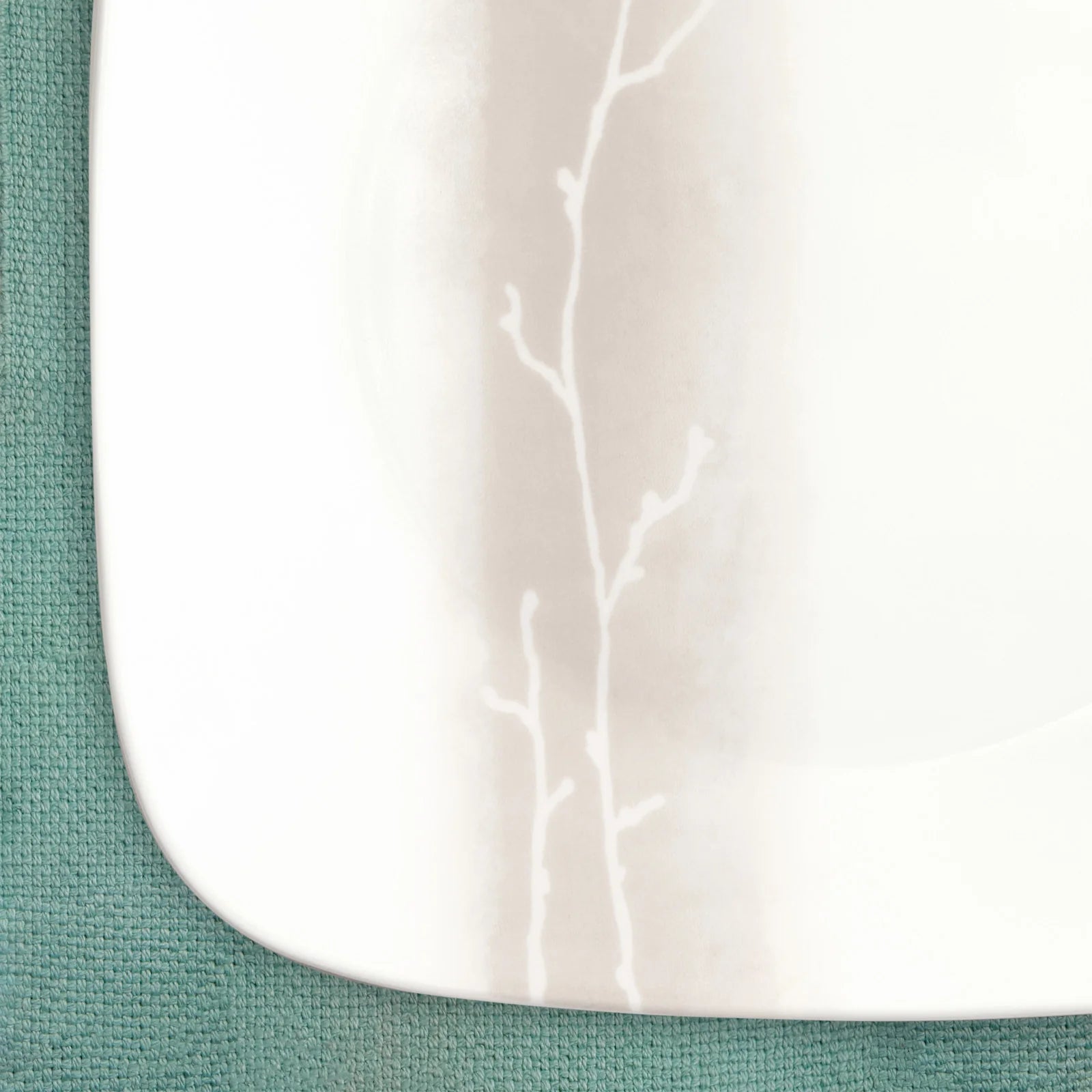 Corelle Vitrelle Square Wandering Grove 10.5 Dinner Plate - Image 2