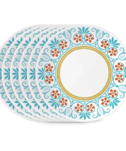 Corelle Vitrelle Global Collection Terracotta Dreams, 8.5 Salad Plates, 6-pack