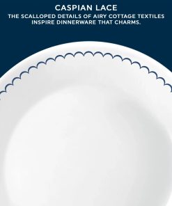 Alternative view of Corelle Vitrelle Caspian Lace 8.5 Salad Plate