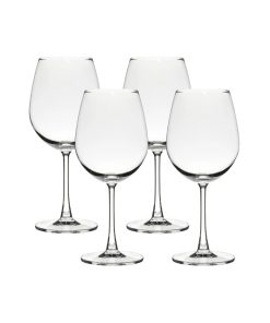 Corelle Vitrelle Matera Red Wine Glasses (4-Pieces), 20-ounce, dishwasher safe
