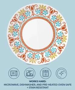 Alternative view of Corelle Vitrelle Global Collection Terracotta Dreams 10.25 Dinner Plate