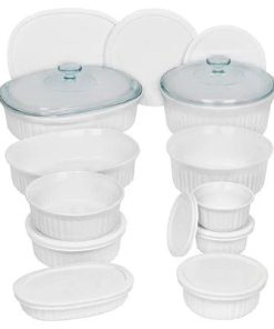 Corelle Vitrelle French White Corelle 20-piece Bakeware Set