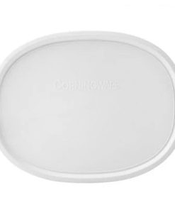 Corelle Vitrelle French White Corelle Plastic Lid for 1.5-quart Oval Baking Dish