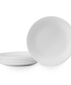 Corelle Vitrelle Winter Frost White 8.5 Salad Plates, 6-pack