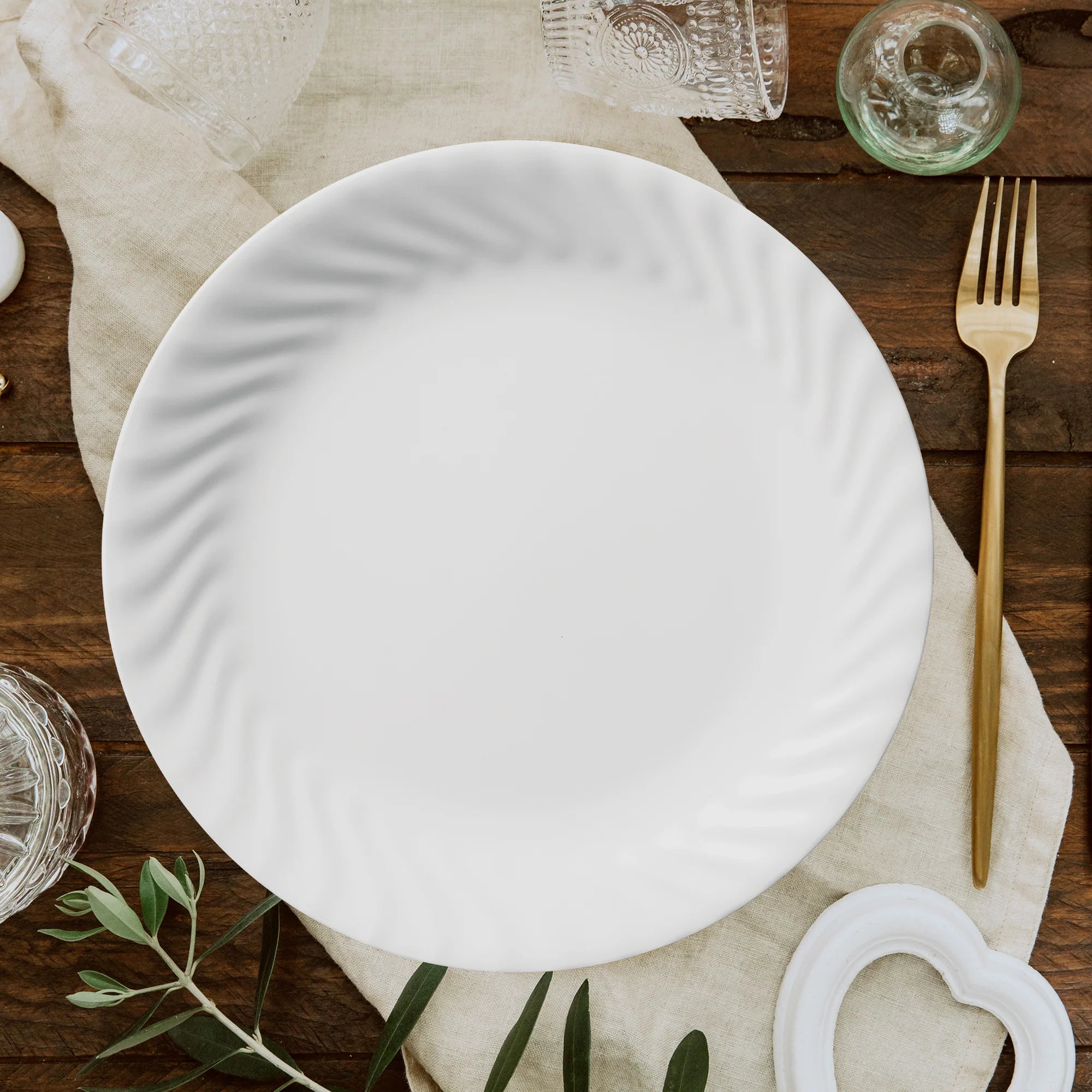 Corelle Vitrelle Enhancements 10.25 Glass Dinner Plate - Image 5