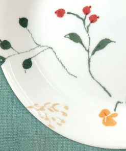 Alternative view of Corelle Vitrelle Wildflower Scatter 8.5 Salad Plate- 4 Pack